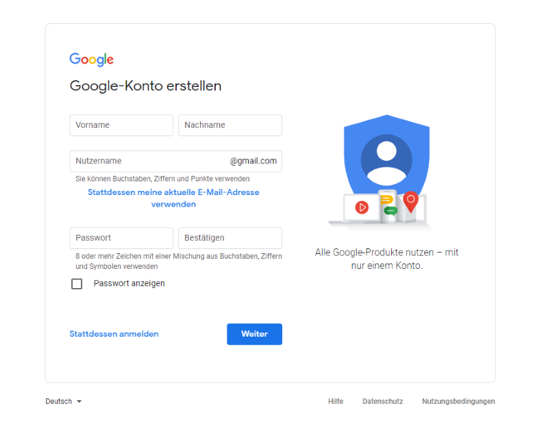 Lasst uns bei Alpha beginnen: Google Ads Konto erstellen